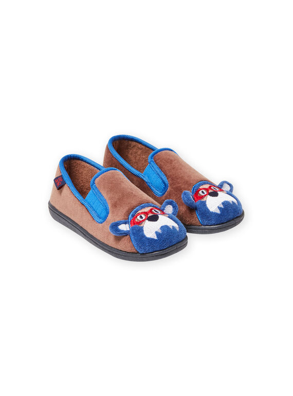 Babbucce taupe motivo orsetto bambino MOPANTOURS / 21XK3637D0B803