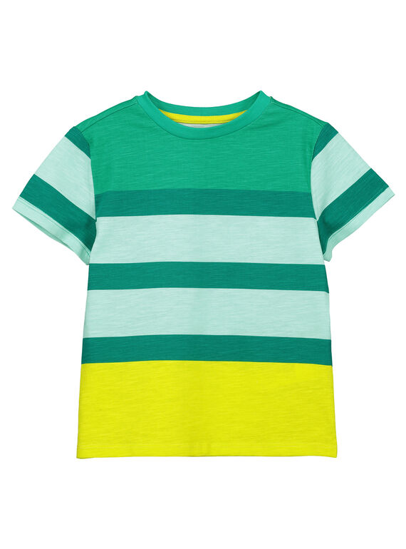 T-shirt a righe maniche corte bambino FOCATI6 / 19S902D5TMC000