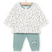 Felpa con stampa panda e pantaloni