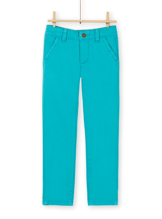 Pantaloni blu in cotone bambino LOJOPACHI3 / 21S90236PANC215