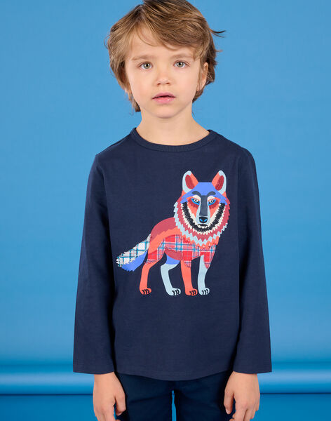 T-shirt con stampa lupo POGOTEE1 / 22W902O5TML705