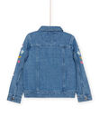 Giacca in jeans denim chiaro RAMAGVEST / 23S901J1VESP272