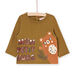 T-shirt con stampa orso