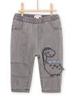 Jeans tinta unita con motivo dinosauro PUREJEAN / 22WG10T1JEAK004