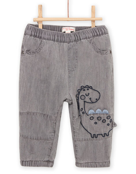 Jeans tinta unita con motivo dinosauro PUREJEAN / 22WG10T1JEAK004
