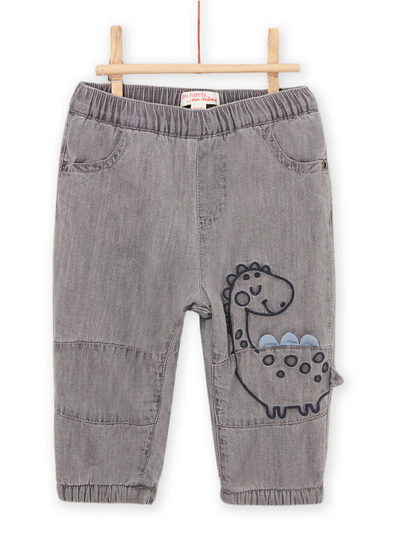 Jeans tinta unita con motivo dinosauro PUREJEAN / 22WG10T1JEAK004