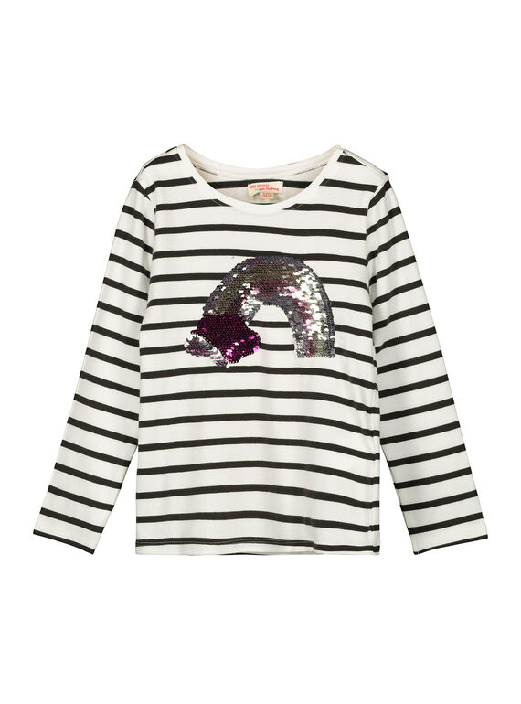 T-shirt maniche lunghe bambina FALITEE3 / 19S90123TML099