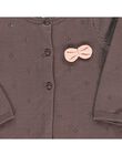 Girls' knitted cardigan CIJOGIL5 / 18SG09R6CAR816