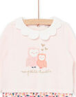 Tutina a maniche lunghe con stampa foglie PEFIGRECHOU / 22WH1333GRE632