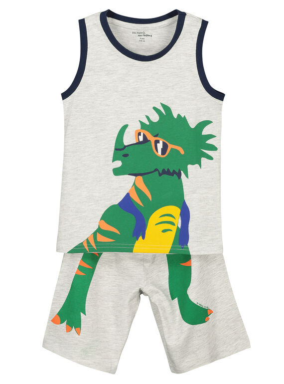 Pigiama corto bambino dinosauro FEGOPYCTRI / 19SH12H5PYJJ906