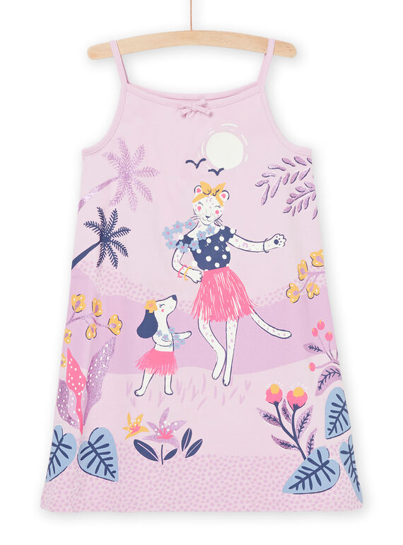 Camicia da notte con motivo a fiori e animali REFACHUAWA / 23SH11H1CHN320