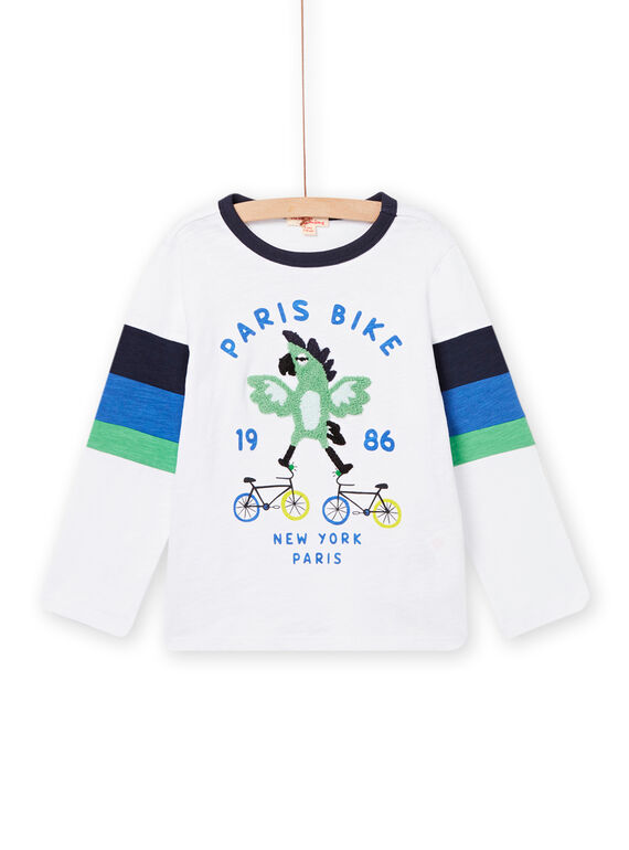 T-shirt con stampa bicicletta fantasia bambino NOGATEE / 22S902O1TML000