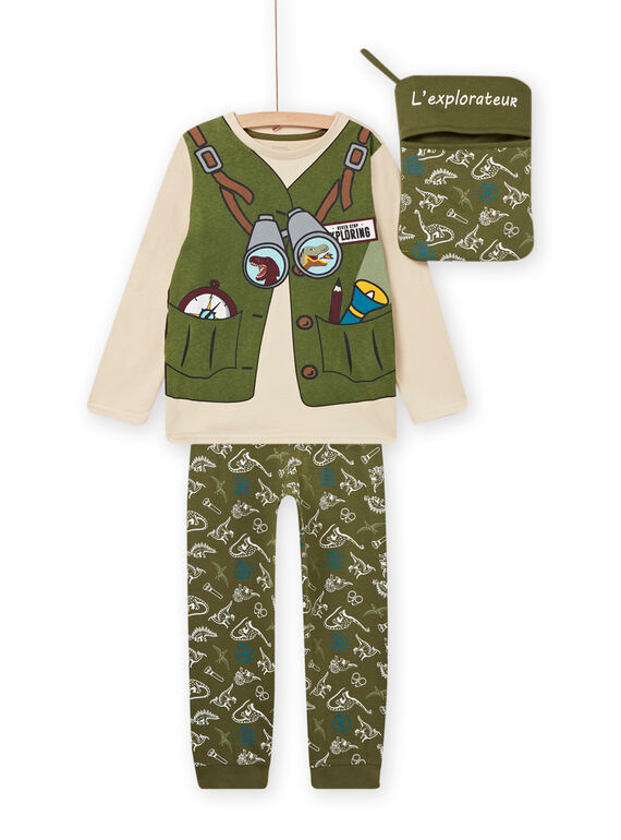 Set pigiama esploratore bambino NEGOPYJMAN3 / 22SH12F2PYG808