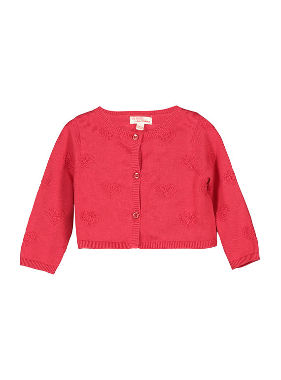 Cardigan in cotone neonata FICOCAR3 / 19SG0983CAR050
