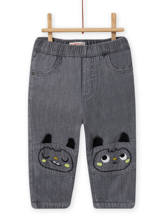 Jeans grigi con motivi mostri neonato MUHIJEAN / 21WG10U1JEAK004