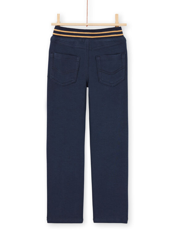 Pantaloni blu notte bambino MOMIXPAN / 21W902J1PAN717
