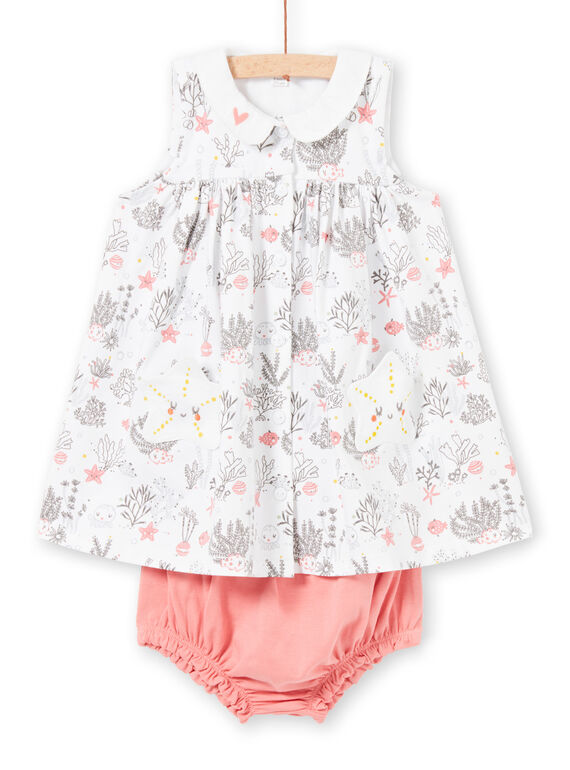 Completo bianco nascita bambina LOU2ENS1 / 21SF03I1ENS000