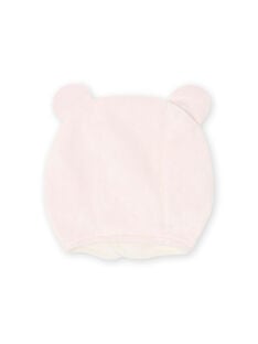 Berretto rosa motivo gatto soft boa neonata MYINOBON / 21WI0963BOND322