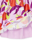 Abito lavanda con stampa a fiori RANEOROB1 / 23S901O4ROB326