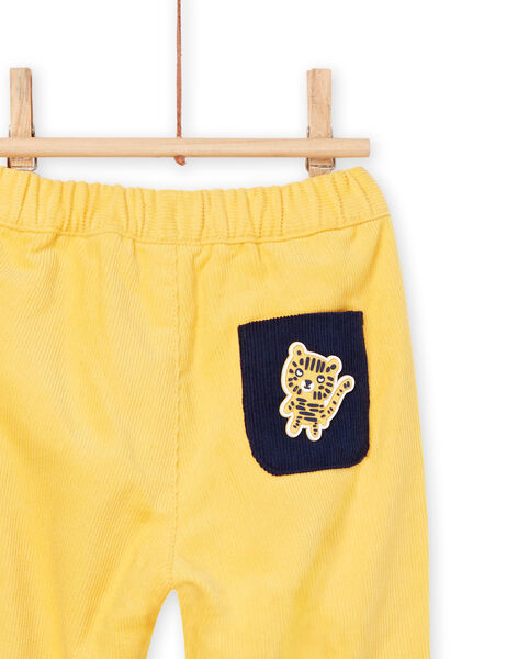 Pantaloni gialli in velluto a costine PUJOPAN2 / 22WG10D1PANB105