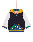 Cardigan multicolore con cappuccio PUMUGIL / 22WG10R1GILC205