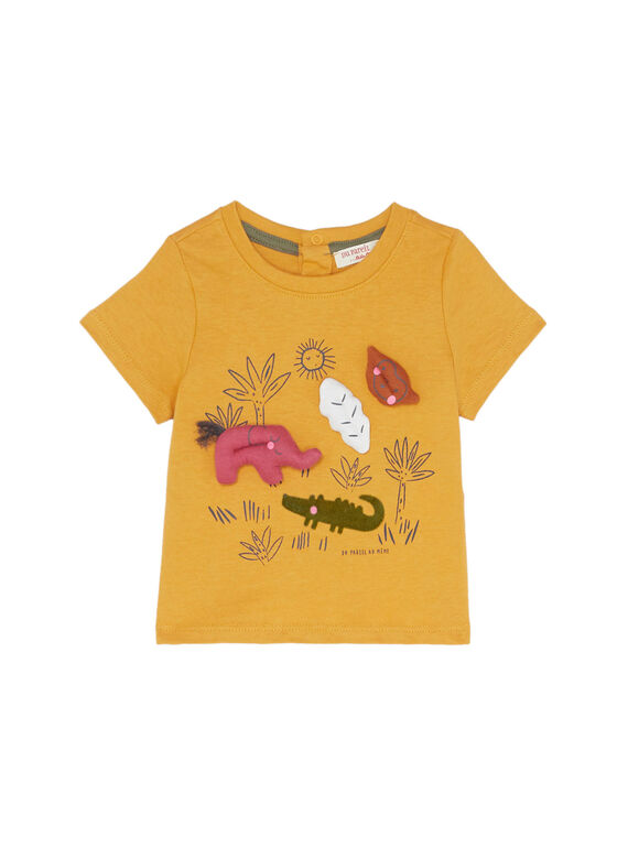 T-Shirt Maniche Corte Marrone JUDUTI1 / 20SG10O1TMC804