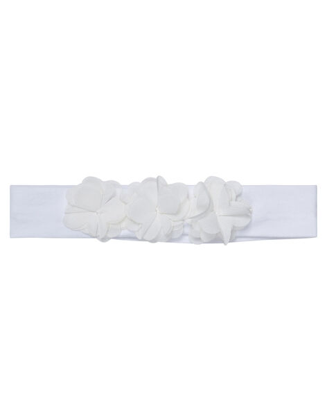 Bandeau Bebe Fille Blanc A Fleurs Achat En Ligne Catalogue Dpam Dpam
