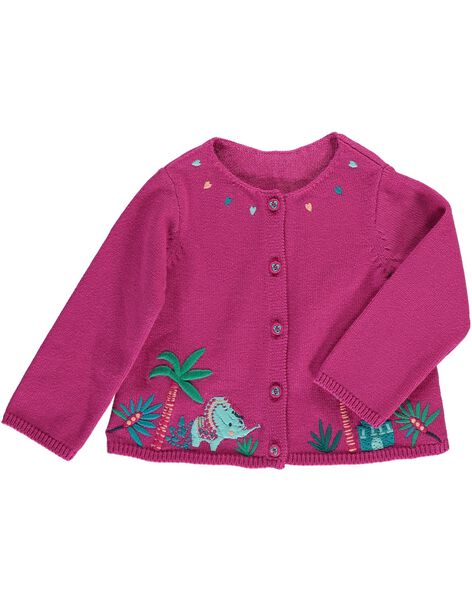 Baby girls' cardigan CIDOUCAR2 / 18SG09J2CAR706