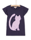 T-shirt con motivo gatto RAJOTI1 / 23S90183TMC070