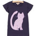T-shirt con motivo gatto