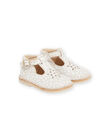 Scarpe baby dorate con stampa fantasia neonata NISALDORINE / 22KK3732D13954