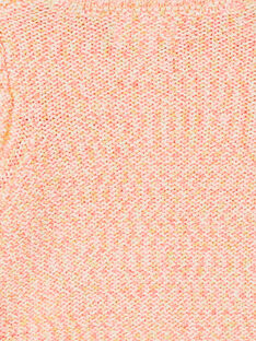 Cardigan rosa in maglia neonata LINAUCAR2 / 21SG09L1CAR318