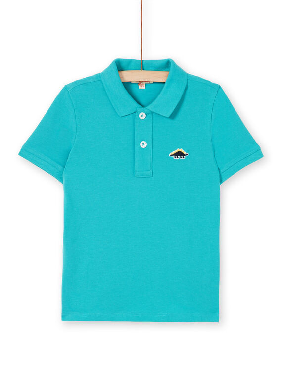Polo turchese - Bambino LOJOPOL2 / 21S90242POLC215