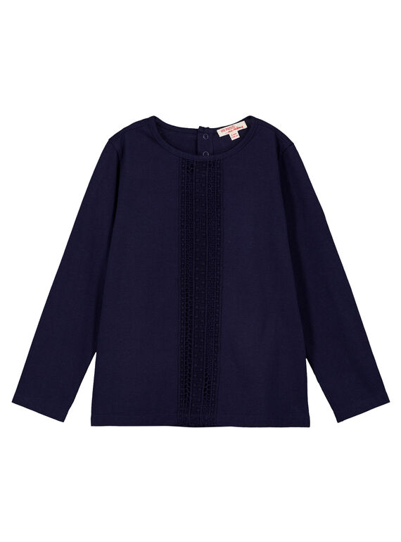 T-Shirt Maniche Lunghe Navy GAJOSTEE2 / 19W90134D32070