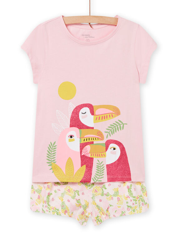 Set pigiama rosa bambina NEFAPYJTOU / 22SH11HCPYJD328