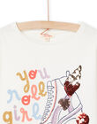 T-shirt con motivi fantasia con glitter e paillettes RAPURTEE1 / 23S901L2TML001