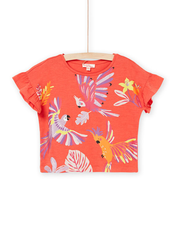 T-shirt con motivi pappagalli RANEOTI4 / 23S901O1TMC404