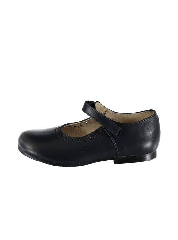 Scarpe baby pelle navy bambina GFBABSONIA / 19WK35B2D13070