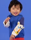 Gilet blu con cappuccio RUNAUGIL / 23SG10N1GILC231
