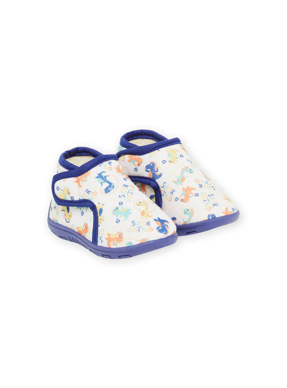 Stivaletti ecrù con stampa dinosauri RUPANTCOSTO / 23KK3841D0A001