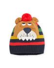 Berretto con motivo orso PYOGROBON7 / 22WI02G1BONC243