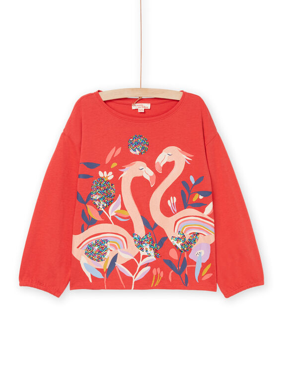 T-shirt con motivi fantasia con glitter e paillettes RAPURTEE2 / 23S901L1TMLF503