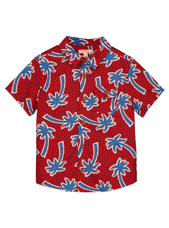 Camicia a maniche corte palme bambino FOTOCHEM / 19S902L1CHMF505