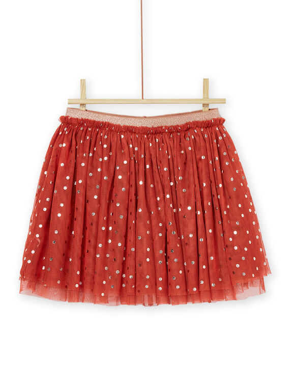 Gonna in tulle con stampa a pois PAPRAJUP2 / 22W901S1JUP410