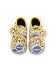 Babbucce a stivaletto con stampa leone e scritta PUPANTCHAT / 22XK3842D0A940