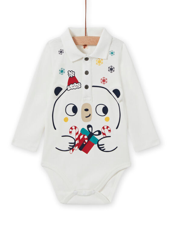 Body con motivo orsetto Natalizio neonato MUNOBOD / 21WG10Q1BOD001