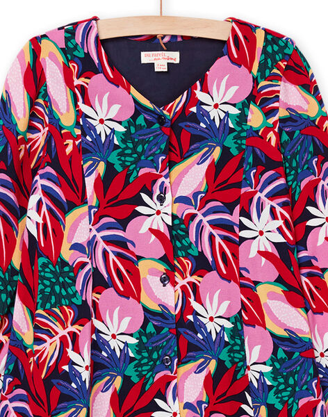 Abito con stampa tropicale RANAUROB1 / 23S901N2ROB070