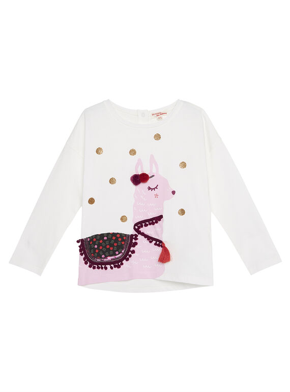 T-Shirt Maniche Lunghe Ecrù GABRUTEE2 / 19W901K2TML001