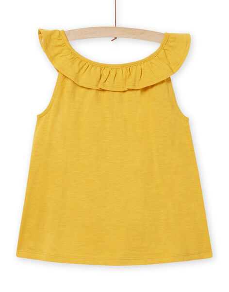Golden yellow TANK TOP NAJODEB3 / 22S901C1DEB106
