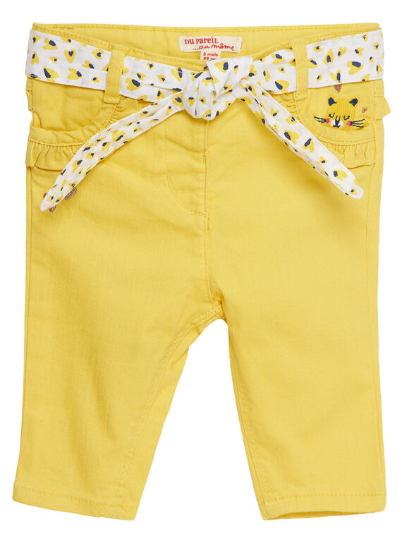 Pantaloni straight in materiale stretch neonata JITROPAN / 20SG09F1PAN102